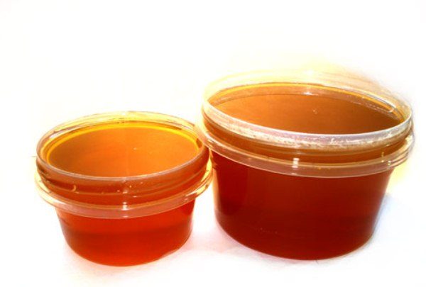  Espartacetovy мед в пластмасов контейнер