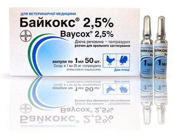  Baykoks 2,5% в ампули 1 ml