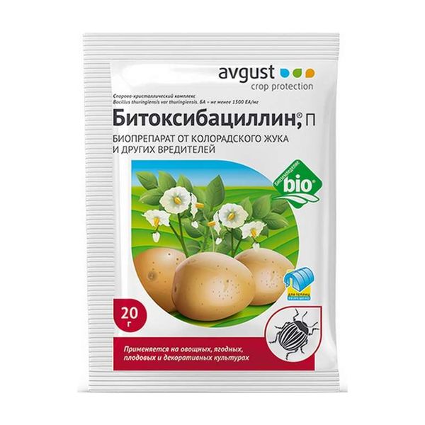  Bitoxibacillin helps from most pests of potato zekura