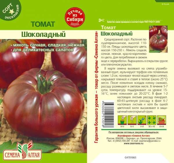  Schoko-Tomaten-Vielzahl-Samen